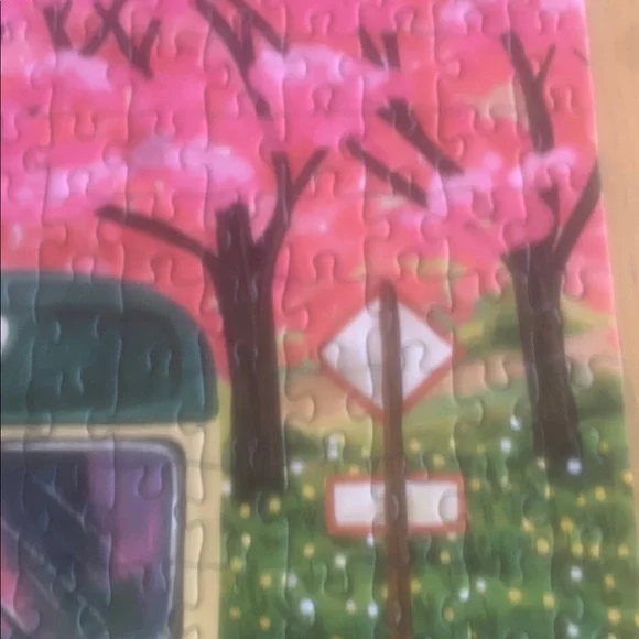 Puzzle by Pieces and Peace. 500ct. Fuji Blossoms - Picture 7 of 9